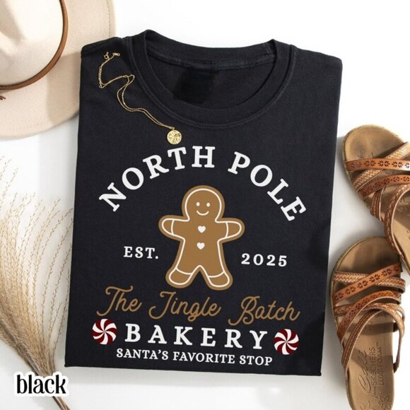 Tops - Cute Christmas Shirt, Graphic Christmas Vibe Tee, Christmas Gift